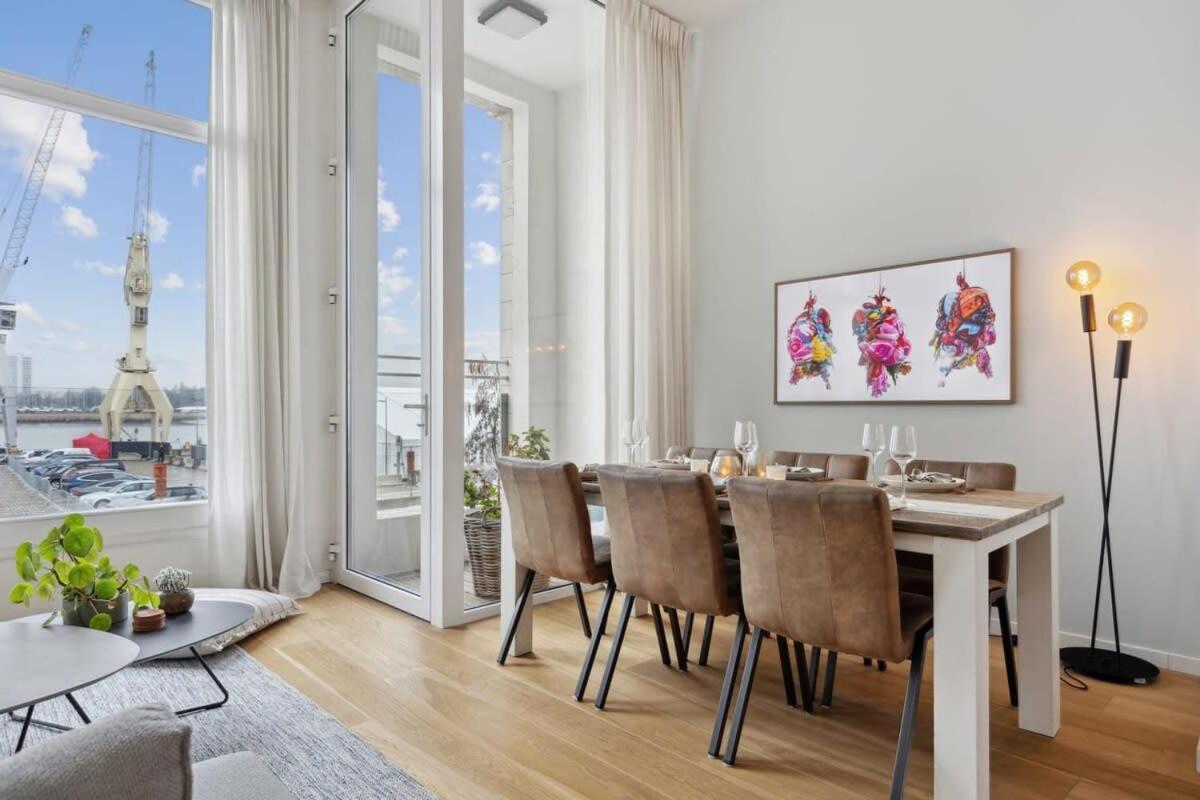 Bright Waterfront Apartment Antwerpen Exteriör bild