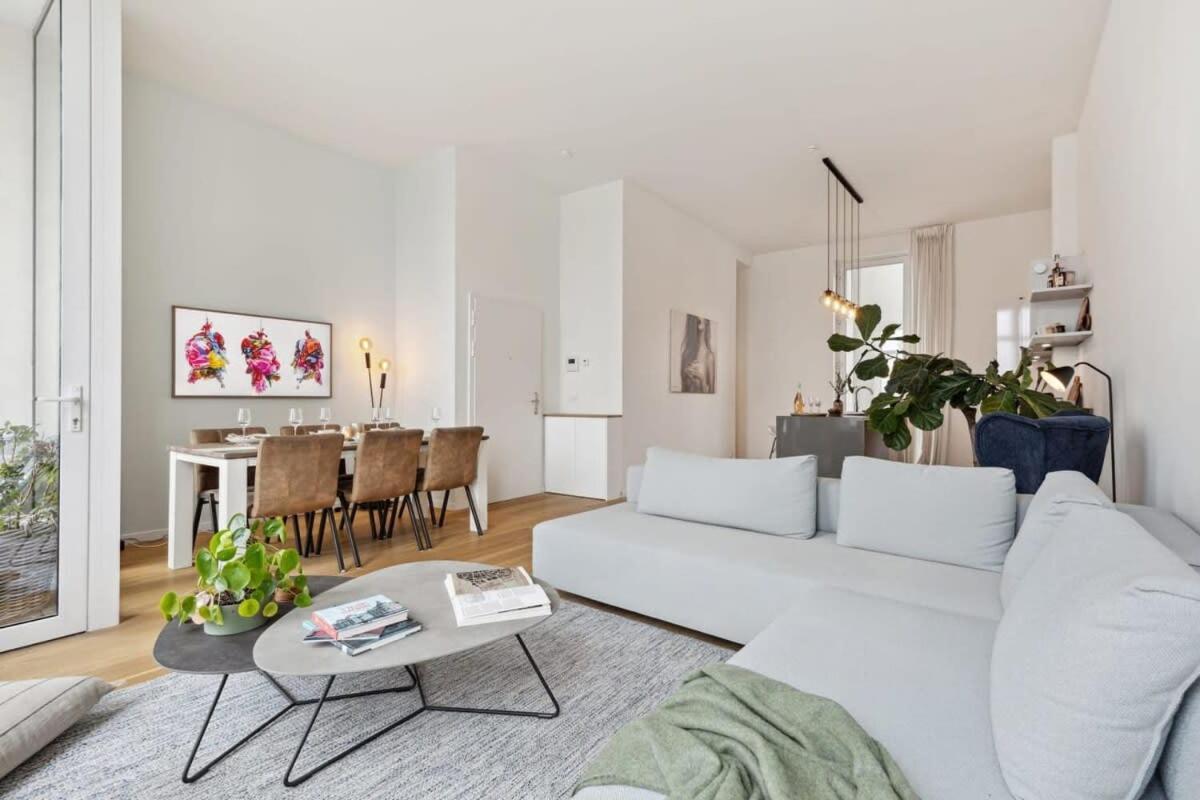Bright Waterfront Apartment Antwerpen Exteriör bild